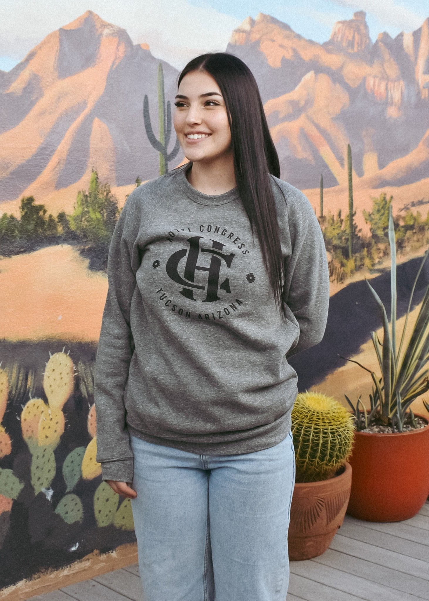 Grey HC Crew Neck Sweatshirt