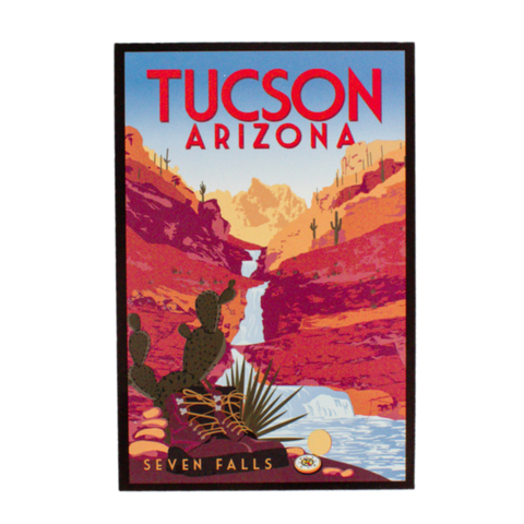 Seven Falls Tucson Postcard - 104