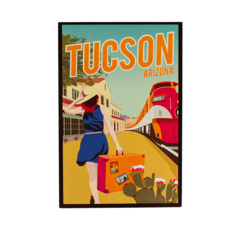 Train Depot Tucson Postcard - 107